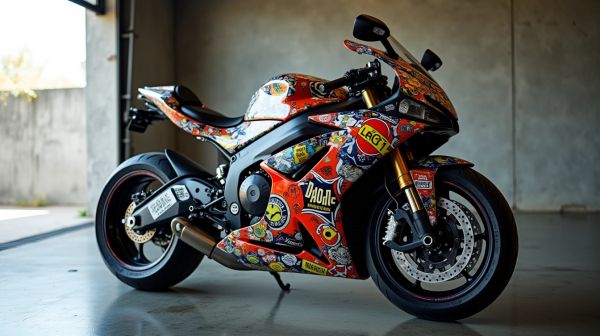 Transformez votre moto avec des stickers déco sur mesure
